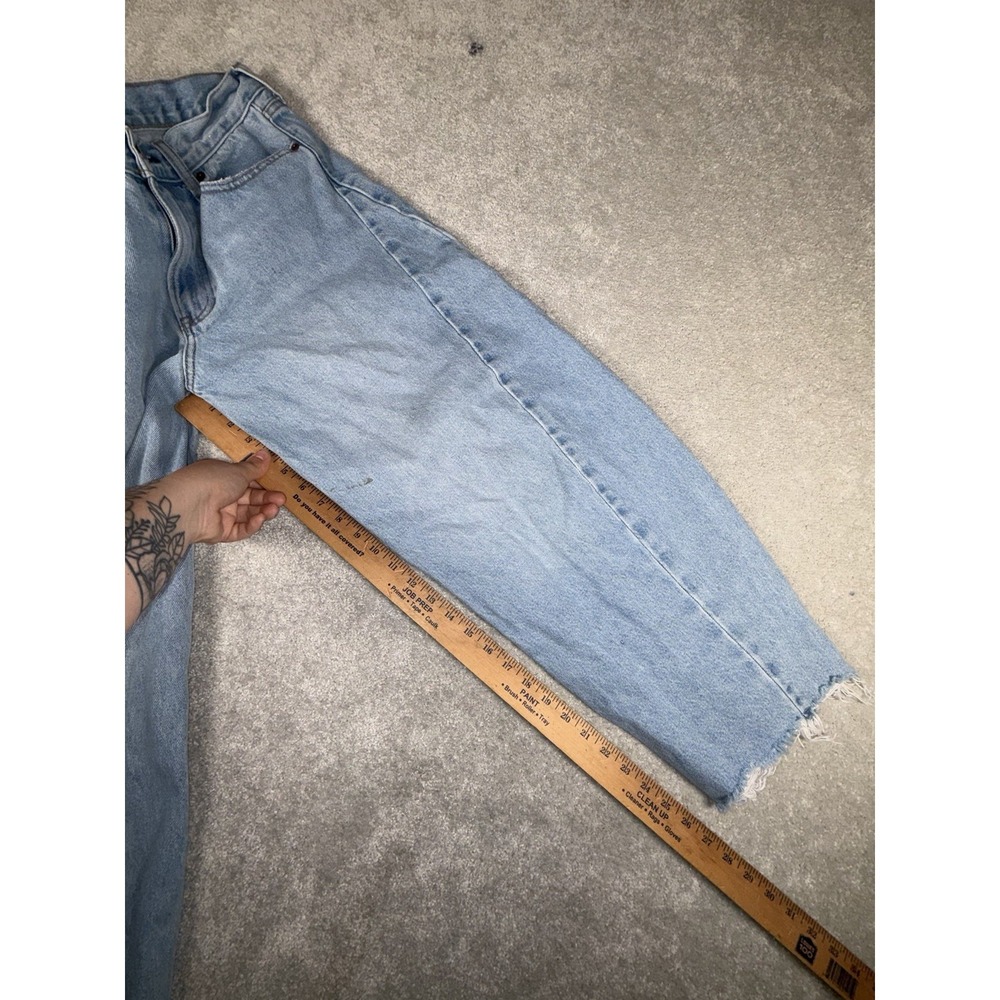 Abercrombie & Fitch The Barrel Jean Mid Rise Women's Size 28 Reg *spot On Leg - Picture 10 of 11